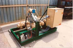Asphalt Pumping and Metering Skids